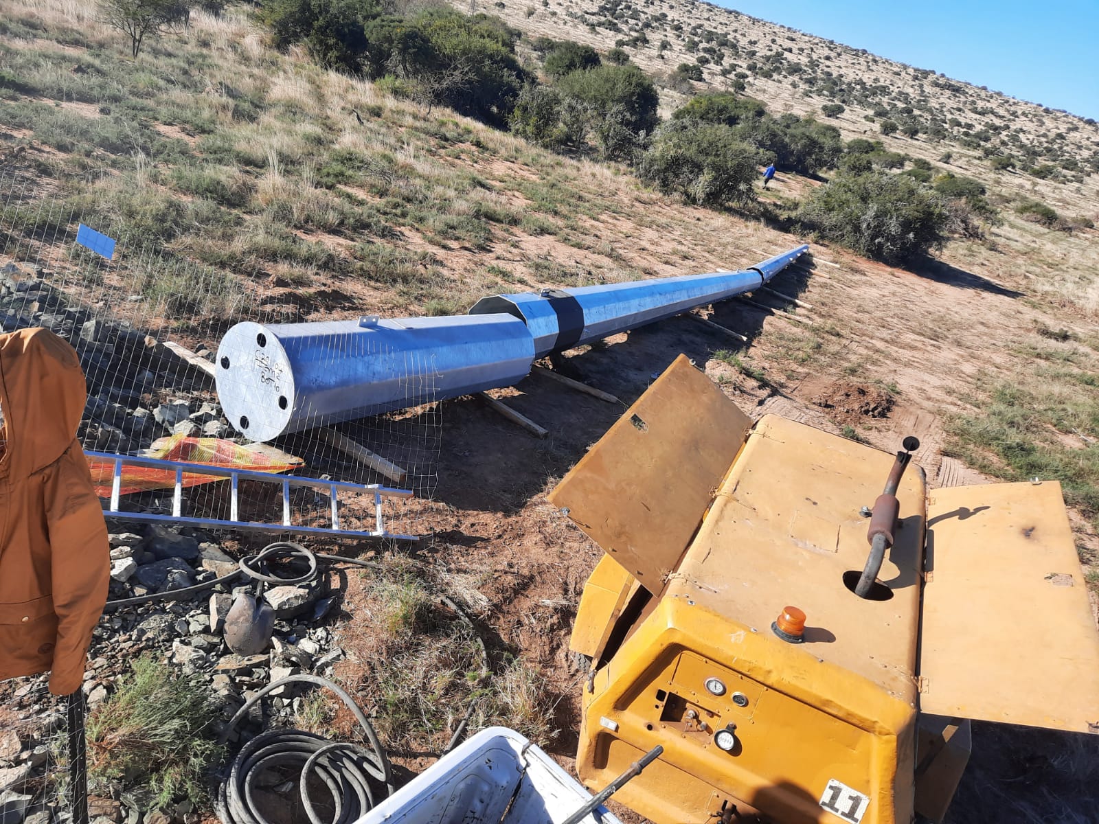Non-explosive demolition agent excavation - Adenco Construction